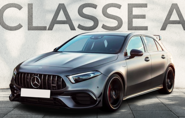 Mercedes Classe A AMG, voiture de sport haut de gamme, design élégant, luxe et performance
